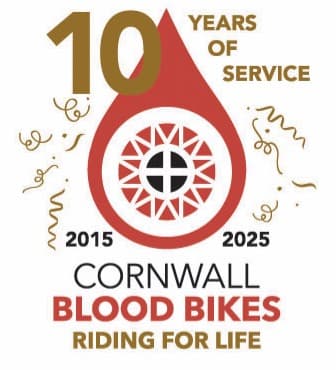 Cornwall Blood Bikes Logo