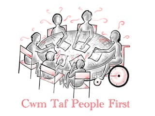Cwm Taf People First Logo