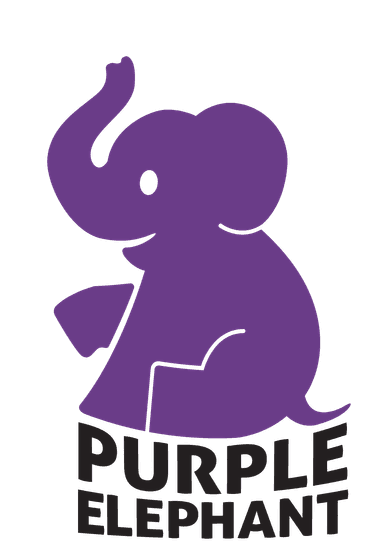 Purple Elephant Family Support CIO Logo